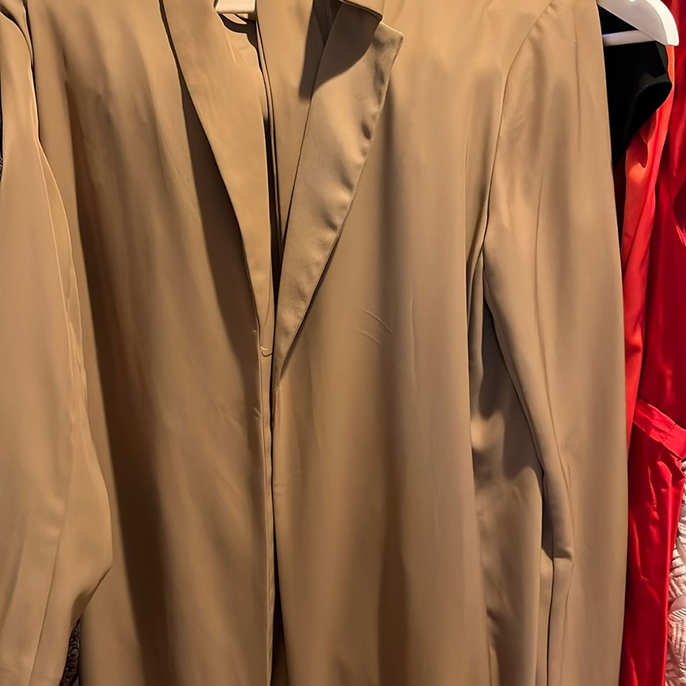 Trenchcoat With Wraparound Bow Size Small/Medium